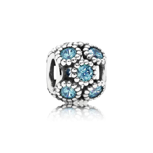 studded lights, teal CZ