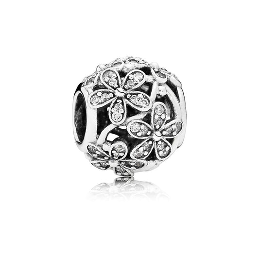 dazzling daisy meadow, clear CZ