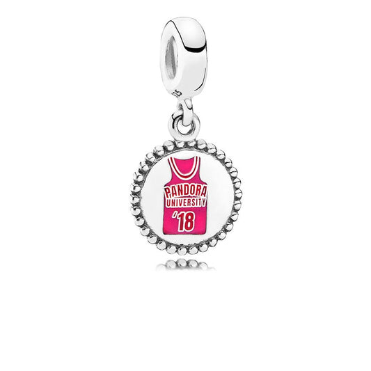 Engraved Pandora University Dangle