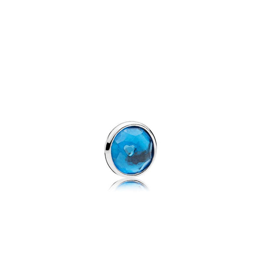 December silver element with London blue