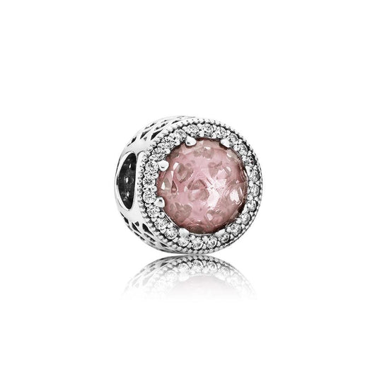 Radiant Hearts, Blush Pink Crystal & Cle