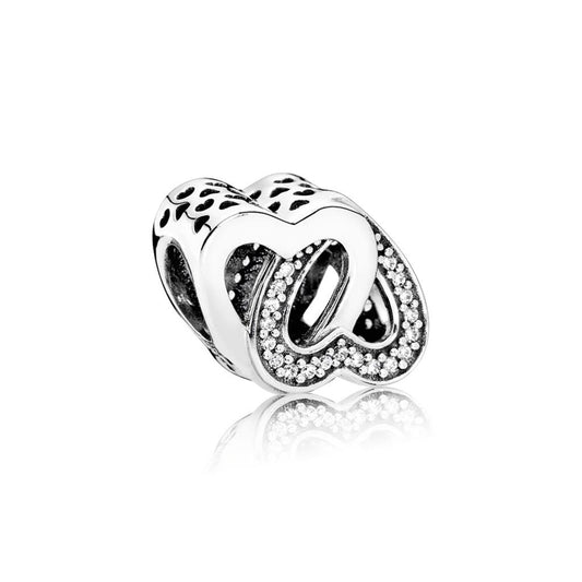 Entwined Hearts Charm