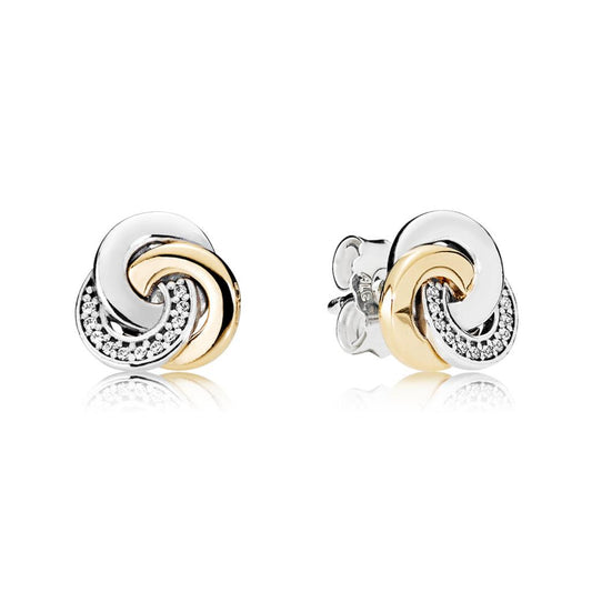 Interlinked Circles, Clear CZ