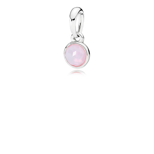 October Droplet, Opalescent Pink Crystal