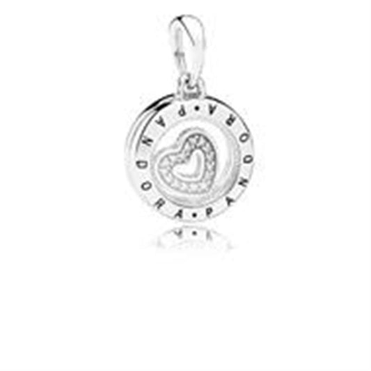 PANDORA Floating Locket, Sapphire Crysta