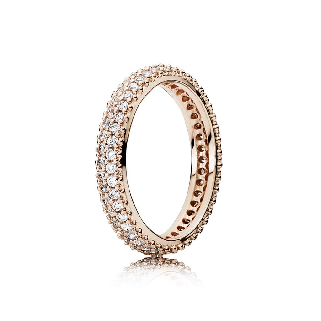 Elegant Pave?Band Ring