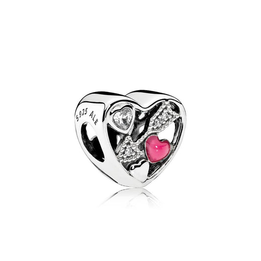 Struck by Love, Magenta Enamel & Clear C