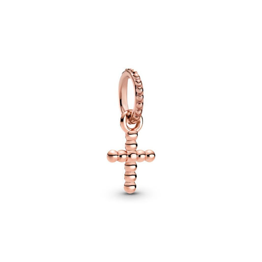 Beaded Cross Dangle Charm