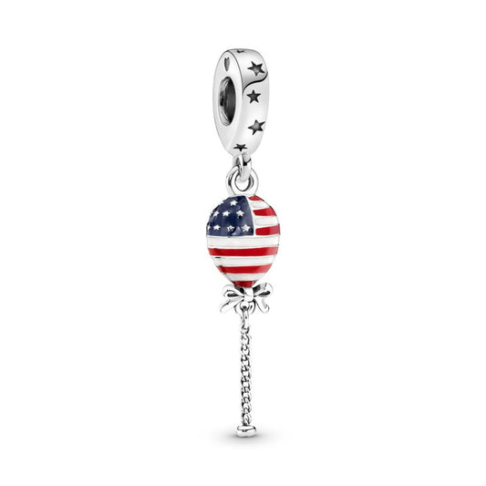 Stars, Stripes & Bow Balloon Dangle Char