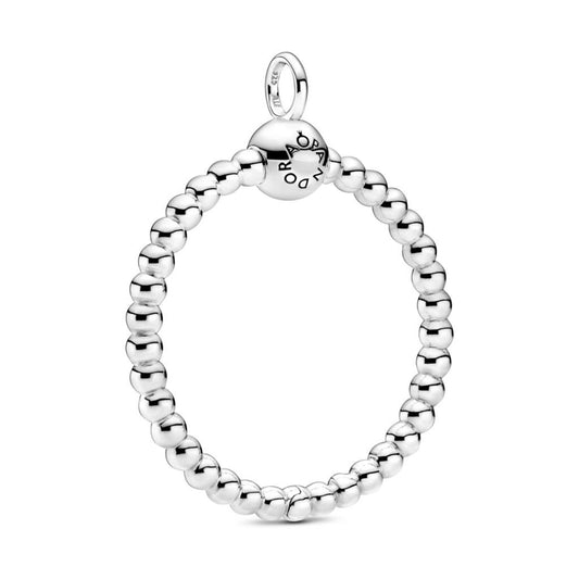 Pandora Moments Medium Beaded O Pendant