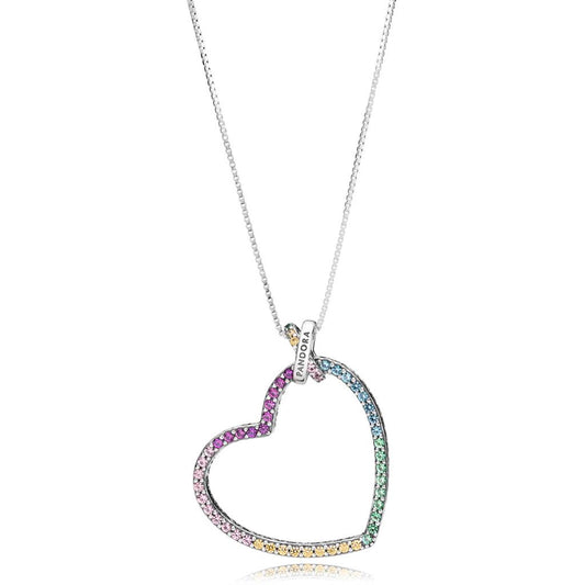 Heart, Multi-Colored CZ & Crystals