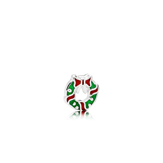 Holiday Wreath Petite, Berry Red & Green