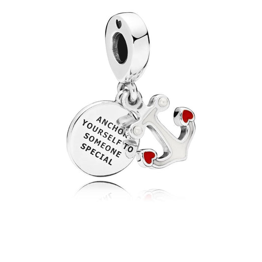 Anchor of Love, Mixed Enamel & White Cry