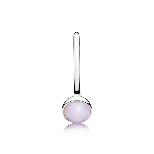 October Droplet, Opalescent Pink Crystal